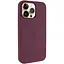 Чехол Silicone Case AA Logo with MagSafe для Apple iPhone 12 Pro Max 6.7 Бордовый/Plum - миниатюра 1
