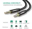Аудио кабель Ugreen AV112 3.5 мм Male to 3.5 мм Male Cable золотистый Plated Metal Case with Braid (50361) - миниатюра 3