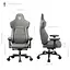 Ігрове крісло TX3 Core Loft Grey (TEGC-2056101.41) - мініатюра 12