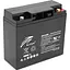 Акумулятор Ritar AGM HR12-60W, Black Case, (12V 17,0Ah) - мініатюра 1