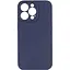 Чохол Silicone Case із захистом камери Full Apple iPhone 14 Pro Max Dark Blue - мініатюра 1