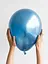Шарик воздушный латексный 30 см (50) металлик синий, IDEA7-DL-032 - миниатюра 5