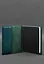 Шкіряна обкладинка для блокнота 6.0 (софт-бук) зелена - мініатюра 4