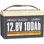 Аккумулятор Power Queen LiFePO4 12V (12.8V/100Ah/1280Wh) (P12V100-BASIC-4-A100) [157264] - миниатюра 1