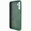 Чохол Lakshmi Silicone Cover Full Camera AA with logo для Samsung Galaxy A15 4G/5G/M15 5G Зелений/Dark green - мініатюра 3