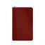 Кожаный блокнот (софт-бук) 8.0 на резинке красный краст - миниатюра 6