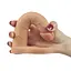 Насадка на пенис с эрекционным кольцом Lovetoy The Ultra Soft Double 15.6 см телесный - миниатюра 3