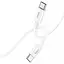 Дата кабель Hoco X87 Magic Type-C to Type-C PD 60W (1m) White - мініатюра 3