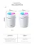 Портативный светодиодный ультразвуковой увлажнитель воздуха Humidifier H2O 300 мл Белый - миниатюра 3