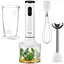 Блендер погружной SilverCrest 3 в 1 SSMS 600w, многофункциональный, мощный, три цвета Белый - миниатюра 2