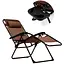 Розкладне крісло шезлонг Leobro Zero Gravity Brown (LB-ZGC-F1-BRN) - мініатюра 2