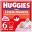 Уцінка. Набір підгузки-трусики для дівчаток Huggies Little Movers Pants 6 (15-25 кг) 60 шт. - мініатюра 1