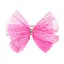 Дитячі резинки для волосся Бантик фатиновий La-beauty 0302-876, 6 шт - мініатюра 2