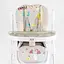 Стільчик для годування Joy K-01201, м'який чохол ПВХ, 4 колеса, з’ємний столик, кошик, в коробці - мініатюра 6