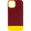 Чохол Epik TPU+PC Bichromatic для Apple iPhone 13, 6.1 Brown burgundy/Yellow - мініатюра 1