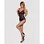 Сетчатое боди на косточках Obsessive Amanta teddy S/M - миниатюра 3