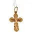 Золотой крестик Столичная Ювелирная Фабрика. Распятие Христа. 529703 - миниатюра 1