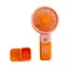 Портативный ручной вентилятор JX-991 на аккумуляторе с ручкой мини ветродуйка 2Вт Оранжевый/Розовый - миниатюра 4