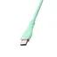 Кабель Vention USB 2.0 C Male to C Male 5A Cable 1M Light Green Silicone Type (TAWGF) - мініатюра 3