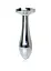 Анальна пробка Jewellery Silver Plug Clear S 7.7 см (прозорий) - мініатюра 1