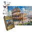 Деревянный фигурный пазл Колизей, А3, Картонная коробка 200 элементов - миниатюра 1
