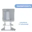 Кроватка Chicco Next2Me Forever 3 в 1 Серая (79650.61) - миниатюра 6