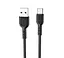Кабель HOCO X33 Type-C 5A Surge charging data cable Black - мініатюра 1
