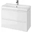 Тумба з умивальником Cersanit Moduo 80x38 Білий - мініатюра 1