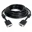 Кабель Vga 5 м папа-папа 1 ферит черный - миниатюра 1