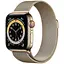 Apple Watch Series 6 GPS + Cellular 44mm Gold Stainless Steel Case w. Gold Milanese L. (M07P3) - миниатюра 1