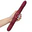 Вібратор Loveline Double-Sided Thrusting 33 см бордовий - мініатюра 5