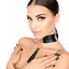 Нашийник Kinky Diva Collar Me! Teasing Tassel Collar 43.5 см чорний - мініатюра 2