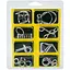 Набор металлических головоломок Bambi Metal Puzzle 8 штук в наборе Yellow 808A-C-B - миниатюра 1