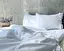 Комплект постільної білизни двоспальний з рюшами 180х200 см варена бавовна White Dream Білий (2006R) - мініатюра 6