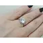 Срібне кільце Агні ЖАННА з фіанітами.1040/1Р-CZ 17 - мініатюра 2