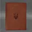 Кожаная обложка BlankNote Standart Crazy Horse с Трезубцем для нотариального реестра светло-коричневый - миниатюра 2