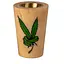 Ковпак для куріння дерев'яний 3,5см №1 Конопля Рeace (16625) - мініатюра 1