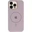 Чехол Epik Silicone Case Full Protective AA V2 with MagSafe для Apple iPhone 16 Pro Max 6.9 Серый/Lavender - миниатюра 3