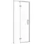 Душевые двери Cersanit Larga 90x195 L распашные профиль хром прозрачное стекло S932-120, Левая, прозрачная, хром - миниатюра 1