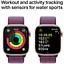 Смарт-годинник Apple Watch Series 10 GPS 42mm Rose Gold Aluminum Case w. Plum Sport Loop (MWWK3) - мініатюра 4