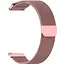 Ремінець DK 20mm Metal Milanese Loop Magnetic для смарт-годинника Huawei, Samsung, Xiaomi (09649) (pink rose) - мініатюра 1