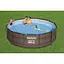 Каркасный бассейн Bestway 56709, размер 366 x 100 см с фильтрующим насосом и лестницей - миниатюра 9