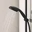 Термостат для ванни Grohe QuickFix Start Black + Душовий гарнітур Vitalio Start 100 UA303907T1, Чорний матовий - мініатюра 9