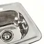 Кухонная мойка из нержавеющей стали Platinum 4848 полировка (0,6/170 мм), Polish - миниатюра 6