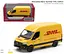 Металлический инерционный автобус Mercedes-Benz Sprinter DHL Edition 5", открывающиеся двери - миниатюра 2