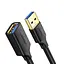 Кабель Ugreen US129 USB 3.0 Extension Male Cable 2 м чорний (10373) - мініатюра 1