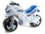Мотоцикл-толокар Orion (белый) - миниатюра 1