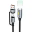 Ліхтарик на кабелі з адаптером Hoco UA38C USB/Type-C to LED Light Adapter Cable black - мініатюра 1