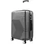 Чемодан Средний (М) Поликарбонат На 4-х Двойных Колесах 70л POLO ПК002-М Графит - миниатюра 1