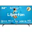 Телевизор 32" Liberton LTV-32H05GT, Black, LED, 1366x768, 60 Гц, 3000:1, Google TV, DVB-T2/C, LAN, Wi-Fi, Bluetooth, 2xHDMI, 2хUSB, 2 x 6 Вт, VESA 200x200 - миниатюра 1
